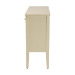 bali & pari Leeba Sideboard - Modern Storage Buffet Console with Fluted Wood and Scalloped Molding for Kitchen or Dining Room - BSOLeeba-Beige-Wooden-3DR-Sideboard