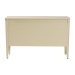 bali & pari Leeba Sideboard - Modern Storage Buffet Console with Fluted Wood and Scalloped Molding for Kitchen or Dining Room - BSOLeeba-Beige-Wooden-3DR-Sideboard