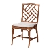 bali & pari Simon Marbled Tortoise Natural Rattan 5-Piece Dining Set - Handwoven Wicker Dining Table with Octagonal Top and 4 Matching Chairs Set - BSOSimon-Tortoise-Rattan-5PC Dining Set