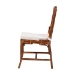 bali & pari Rio Marbled Tortoise Natural Rattan Dining Chair - Handwoven Wicker Accent Side Chair with Removable Cushion, for Dining Room or Accent Seating - BSORio-Tortoise-Rattan-Cushion-DC