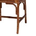 bali & pari Rio Marbled Tortoise Natural Rattan Dining Chair - Handwoven Wicker Accent Side Chair with Removable Cushion, for Dining Room or Accent Seating - BSORio-Tortoise-Rattan-Cushion-DC