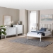 Baxton Studio Denita Spindle 4-Piece Bedroom Set - Farmhouse Platform Bed with Matching Dresser, Chest, and 1-Drawer Nightstand, White, Twin - BSOAlaba-4PC Bedroom Set-White-Twin-1NS