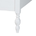 Baxton Studio Callison Spindle Platform Bed - Turned Farmhouse Bed Frame with Spoked Headboard and Sculpted Legs, White, Full - BSOMG0259-White-Full