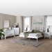 Baxton Studio Callison Spindle 5-Piece Bedroom Set - Farmhouse Platform Bed with Matching Dresser, Chest, and 2-Drawer Nightstands, White, Full - BSOEniola-5PC Bedroom Set-White-Full