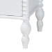 Baxton Studio Callison Spindle Nightstand - 2-Drawer Farmhouse Bedside Table with Turned Accents for Bedroom, White - BSOMG9020-White-2DW-NS