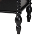 Baxton Studio Callison Spindle Chest - 4-Drawer Farmhouse Vertical Cabinet with Turned Accents for Bedroom, Black - BSOMG9020-Black-4DW-Chest