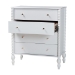 Baxton Studio Callison Spindle Chest - 4-Drawer Farmhouse Vertical Cabinet with Turned Accents for Bedroom, White - BSOMG9020-White-4DW-Chest