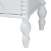 Baxton Studio Callison Spindle Chest - 4-Drawer Farmhouse Vertical Cabinet with Turned Accents for Bedroom, White - BSOMG9020-White-4DW-Chest