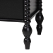 Baxton Studio Callison Spindle Dresser - 6-Drawer Farmhouse Horizontal Cabinet with Turned Accents for Bedroom, Black - BSOMG9020-Black-6DW-Dresser
