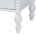 Baxton Studio Callison Spindle Dresser - 6-Drawer Farmhouse Horizontal Cabinet with Turned Accents for Bedroom, White - BSOMG9020-White-6DW-Dresser