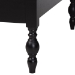 Baxton Studio Callison Spindle Daybed - Turned Farmhouse Sofa Bed with Spoked Frame Border for Living Room, Guest Room, or Kids Room, Black, Twin - BSOMG0259-1-Black-Twin-Daybed