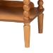 Baxton Studio Lucera Bobbin Display Shelf - 5-Tier Open Frame Vertical Bookcase with Spindle Posts for Living Room or Ofice, Oak Brown - BSOMG9011-NT Oak-Display Shelf