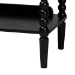 Baxton Studio Lucera Bobbin Display Shelf - 5-Tier Open Frame Vertical Bookcase with Spindle Posts for Living Room or Office, Black - BSOMG9011-Black-Display Shelf