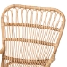 bali & pari Mahin Natural Rattan Rocking Chair - Handwoven Wicker Accent Rocker with Curved Armrests and High Back, Boho Coastal Lounge Chair for Living Room or Sunroom - BSODC8005-Light Honey Rattan-RC