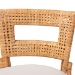 bali & pari Amina Natural Rattan Counter Stool - Handwoven Wicker Stool with Swivel Seat and Upholstered Cushion, Boho Coastal Seating with Footrest for Kitchen Island or Lounge - BSOAmina-Light Honey Rattan-CS