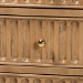 bali & pari Lavi Fluted Wood Chest - 3-Drawer Storage Chest with Textured Drawer Fronts and Round Knobs for Bedroom - BSOLavi-Antq Beige-Wooden-3DRW-Chest