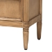 bali & pari Karmel Chest - 3-Drawer Storage Chest with Curved Front and Tapered Legs for Bedroom - BSOKarmel-Antq Beige-Wooden-3DRW-Chest