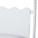 Baxton Studio Brantley Spindle 4-Piece Bedroom Set - Farmhouse Bed Frame with Matching Dresser and 1-Drawer Nightstands, White, Queen - BSOLesedi-4PC Bedroom Set-White-Queen-2NS