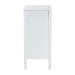 Baxton Studio Hoffman Chest - 4-Drawer Vertical Storage Cabinet with Scalloped Apron and Turned Legs for Bedroom, White - BSOMG9022-White-4DW-Chest