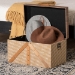 Baxton Studio Kande Storage Trunk - Decorative Storage Chest with Hinged Top and Woven Exterior for Living Room or Bedroom - BSOJY25B018-Large-Wooden Trunk