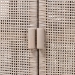 bali & pari Vivan Natural Rattan Storage Cabinet - 2-Tier Handwoven Wicker Accent Cabinet with Double Doors and Elevated Base, French Grey - BSOVivan-W137-French Grey-Cabinet