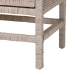 bali & pari Vivan Natural Rattan Storage Cabinet - 2-Tier Handwoven Wicker Accent Cabinet with Double Doors and Elevated Base, French Grey - BSOVivan-W137-French Grey-Cabinet