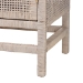 bali & pari Vivan Natural Rattan Storage Cabinet - 3-Drawer Handwoven Wicker Accent Cabinet with Interior Shelving and Elevated Base, French Grey - BSOVivan-SV2089-French Grey-Rattan-Cabinet