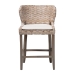 bali & pari Niesha Kubu Rattan Counter Stool with Cushion - Handwoven Wicker Accent Stool with Flared Arms Design for Kitchen Island - BSOMD-39928-Luca Grey/NT Rattan-Cushion-CS