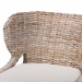 bali & pari Niesha Kubu Rattan Counter Stool with Cushion - Handwoven Wicker Accent Stool with Flared Arms Design for Kitchen Island - BSOMD-39928-Luca Grey/NT Rattan-Cushion-CS
