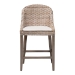 bali & pari Lara Kubu Rattan Counter Stool with Cushion - Handwoven Wicker Accent Stool with Wingback Design for Kitchen Island - BSOMD-39929-Dirgahayu Grey/NT Rattan-Cushion-CS