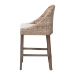 bali & pari Lara Kubu Rattan Counter Stool with Cushion - Handwoven Wicker Accent Stool with Wingback Design for Kitchen Island - BSOMD-39929-Dirgahayu Grey/NT Rattan-Cushion-CS