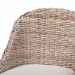 bali & pari Lara Kubu Rattan Counter Stool with Cushion - Handwoven Wicker Accent Stool with Wingback Design for Kitchen Island - BSOMD-39929-Dirgahayu Grey/NT Rattan-Cushion-CS