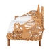 bali & pari Aves Natural Rattan Daybed with Decorative Flamingo Frame - Handwoven Wicker Lounge Bed with Boho Coastal Frame for Living Room, Bedroom, or Sunroom, Twin - BSOAves-Light Honey Rattan No Mattress-Daybed