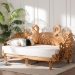 bali & pari Aves Natural Rattan Daybed with Decorative Flamingo Frame - Handwoven Wicker Lounge Bed with Boho Coastal Frame for Living Room, Bedroom, or Sunroom, Twin - BSOAves-Light Honey Rattan No Mattress-Daybed