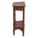 bali & pari Alessa Mahogany Wood Console Table - Fluted Wood Accent Table with Bamboo Motif and Two-Tier Display for Living Room, Entryway, or Hallway, 32 in. - BSOAlessa-Light Brown Wooden-32in-Console Table