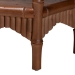 bali & pari Alessa Mahogany Wood Console Table - Fluted Wood Accent Table with Bamboo Motif and Two-Tier Display for Living Room, Entryway, or Hallway, 32 in. - BSOAlessa-Light Brown Wooden-32in-Console Table