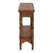 bali & pari Alessa Mahogany Wood Console Table - Fluted Wood Accent Table with Bamboo Motif and Two-Tier Display for Living Room, Entryway, or Hallway, 54 in. - BSOAlessa-Light Brown Wooden-54in-Console Table