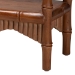 bali & pari Alessa Mahogany Wood Console Table - Fluted Wood Accent Table with Bamboo Motif and Two-Tier Display for Living Room, Entryway, or Hallway, 54 in. - BSOAlessa-Light Brown Wooden-54in-Console Table