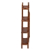 bali & pari Basile Marbled Tortoise Rattan 4-Tier Wall Display Shelf - Decorative Floating Wicker Storage Organizer for Living Room, Bedroom, or Entryway - BSOWS198-Tortoise Rattan-Shelf