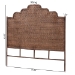 bali & pari Raphaela Natural Rattan Standalone Headboard - Handwoven Wicker Panel Headboard with Stepped Detailing, King - BSOWS238-Coffee Bean/Rattan-HB-King