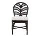 bali & pari Niven Natural Rattan Dining Chair with Cushion - Handwoven Wicker Accent Chair with Banana Leaf Backrest Design for Kitchen or Dining Room - BSONiven-Rattan/Coffee Bean-Cushion-DC