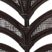 bali & pari Niven Natural Rattan Dining Chair with Cushion - Handwoven Wicker Accent Chair with Banana Leaf Backrest Design for Kitchen or Dining Room - BSONiven-Rattan/Coffee Bean-Cushion-DC