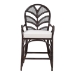 bali & pari Niven Natural Rattan Counter Stool with Cushion - Handwoven Wicker Accent Stool with Banana Leaf Backrest Design for Kitchen Island - BSONiven-Rattan/Coffee Bean-Cushion-CS