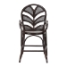 bali & pari Niven Natural Rattan Counter Stool with Cushion - Handwoven Wicker Accent Stool with Banana Leaf Backrest Design for Kitchen Island - BSONiven-Rattan/Coffee Bean-Cushion-CS