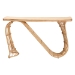 bali & pari Araceli Rattan S-Curve Console Table - Handwoven Wicker Sculptural Accent Table for Living Room or Entryway - BSOAraceli-Rattan/Light Honey-Console Table