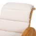 bali & pari Aries Natural Rattan Chaise Lounge Chair with Cushion - Handwoven Wicker Accent Lounger Rolled Backrest and Arms for Living Room or Sunroom - BSOAries-Light Honey/Rattan-Cushion-Lounger