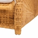 bali & pari Aries Natural Rattan Chaise Lounge Chair with Cushion - Handwoven Wicker Accent Lounger Rolled Backrest and Arms for Living Room or Sunroom - BSOAries-Light Honey/Rattan-Cushion-Lounger