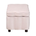 Baxton Studio Paulina Velvet Storage Bench - Lift Top Accent Bench with Interior Storage and Scalloped Outline for Bedroom or Living Room, Light Pink - BSOBBT3246-Light Pink Velvet-Storage-Bench
