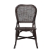 bali & pari Irene Natural Rattan Dining Chair - Handwoven Wicker Accent Chair with Lattice Backrest for Kitchen or Dining Room - BSOIrene-Coffee Bean-Rattan-DC
