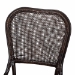 bali & pari Irene Natural Rattan Dining Chair - Handwoven Wicker Accent Chair with Lattice Backrest for Kitchen or Dining Room - BSOIrene-Coffee Bean-Rattan-DC